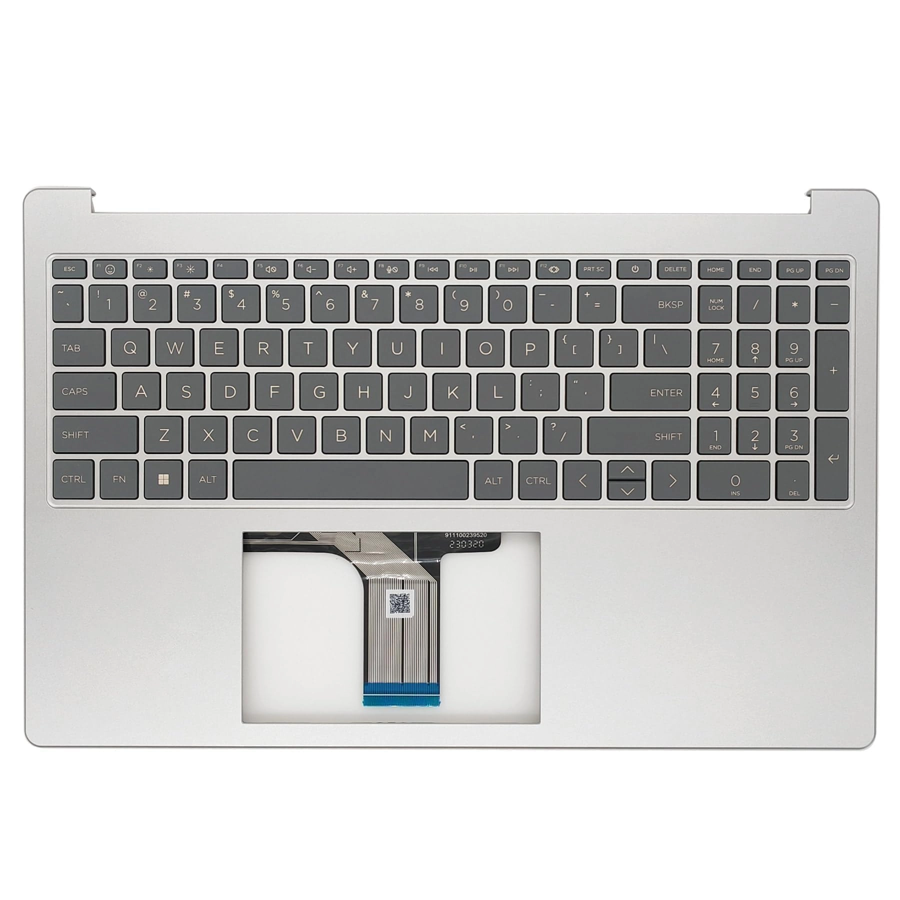 Jxjslp Palmrest Upper Case - N36752-001 Silver