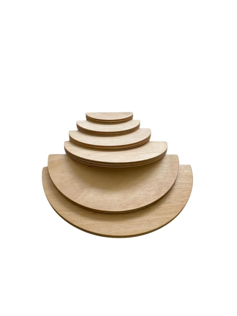Wooden Grading Semicircles - Suitable for 2 years and above 6 pieces