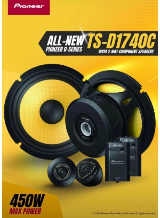Pioneer TS-D1740C - 450W MAX 100W RMS