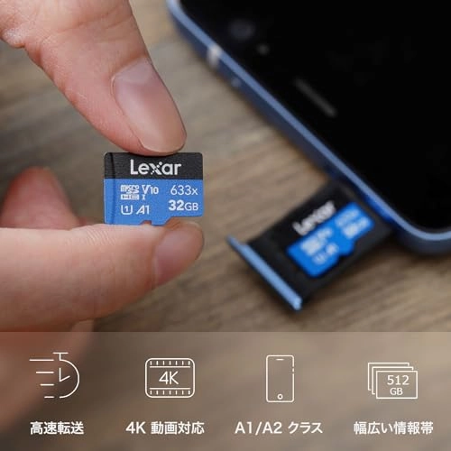 High-Performance 633X MicroSDXC U3 512GB