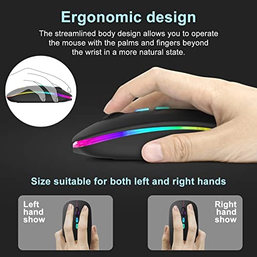 LED Wireless Mouse - Bluetooth