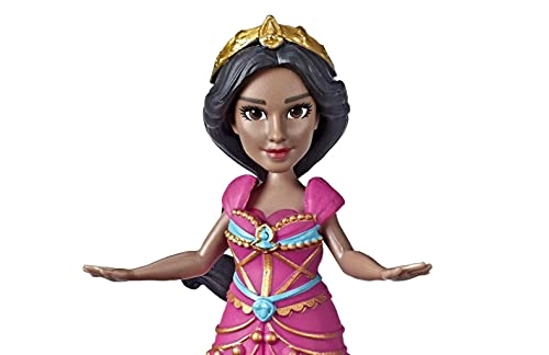 Princess Jasmine Doll - 3.5-Inch Plastic Pink Dress Ages 3+