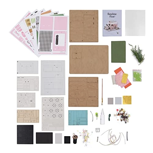 DIY Mini House Kit - Wooden LED Lights