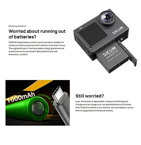 SJ6 PRO Dual Screen 4K60