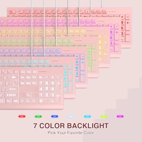 Large Print Backlit Keyboard - Standard Wired