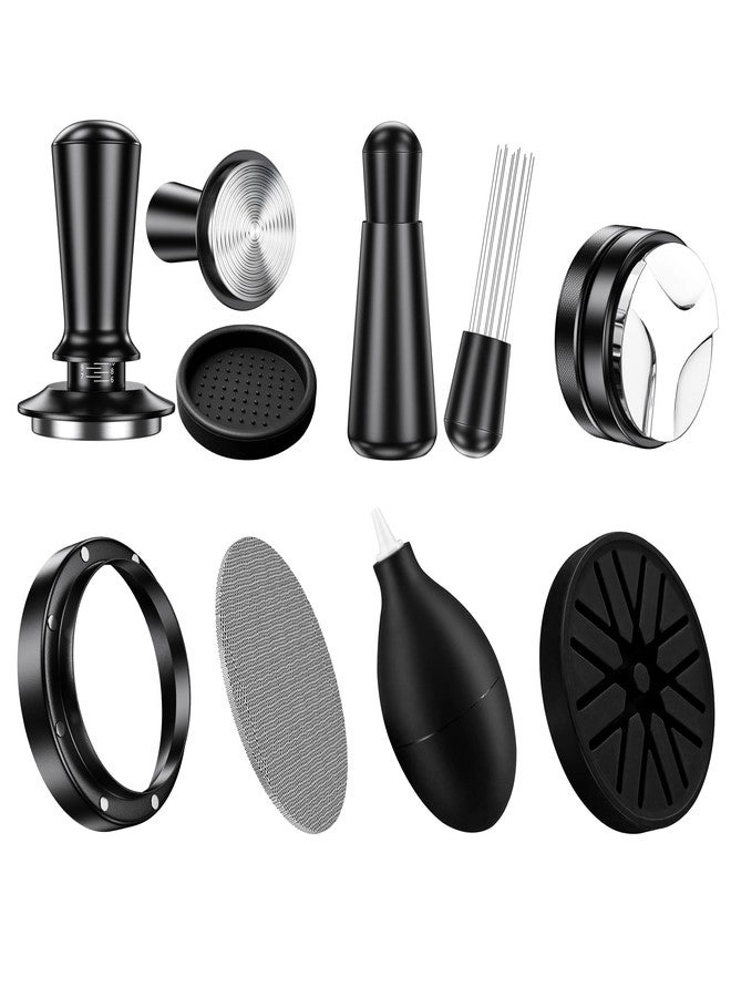 yozyu Espresso Accessories Kit + Espresso Tool Kit + Coffee Distributor Tamper + WDT Tool + Dosing Funnel + Expresso Puck Screen