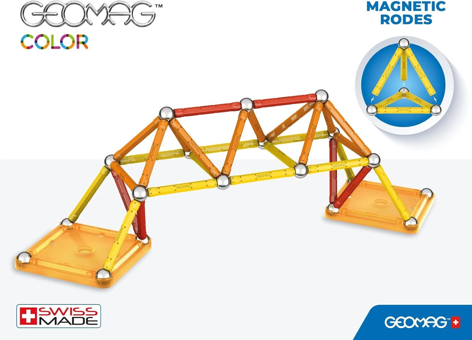 Glow Color Magnetic Construction Toy - 64 pcs