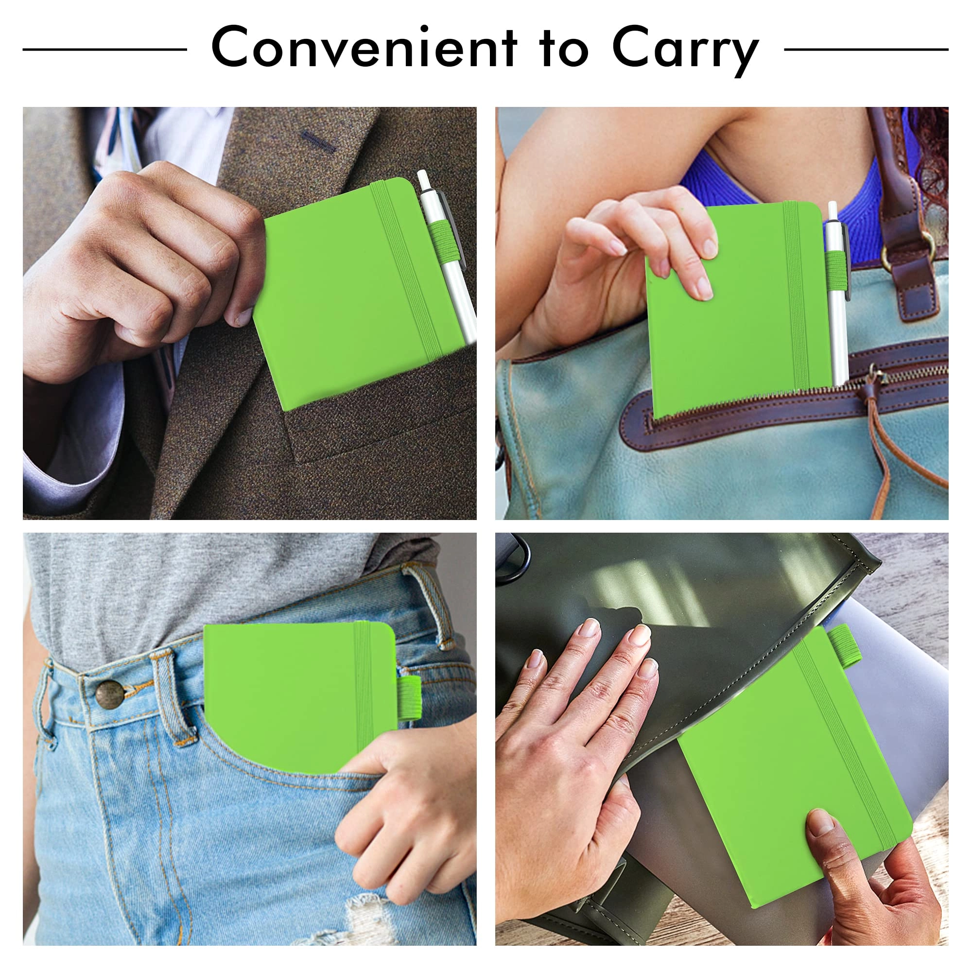 Pocket Notebook A6 Hardcover - Lined 56 Sheets