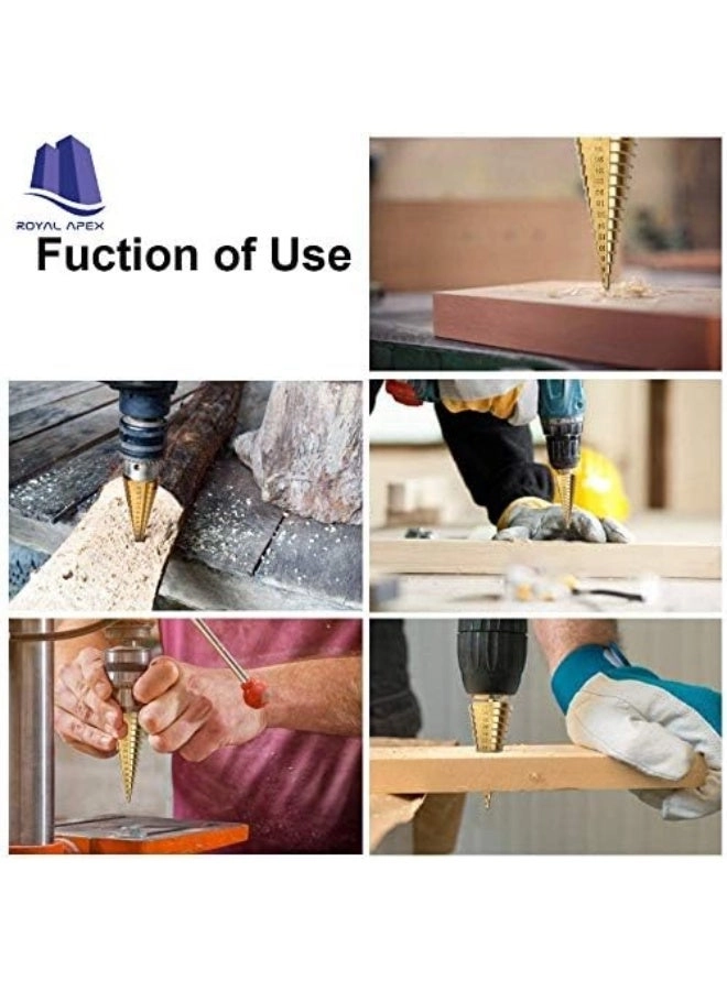 Step Drill Bit - High Speed Steel 1 piece(s) 4mm to 30mm