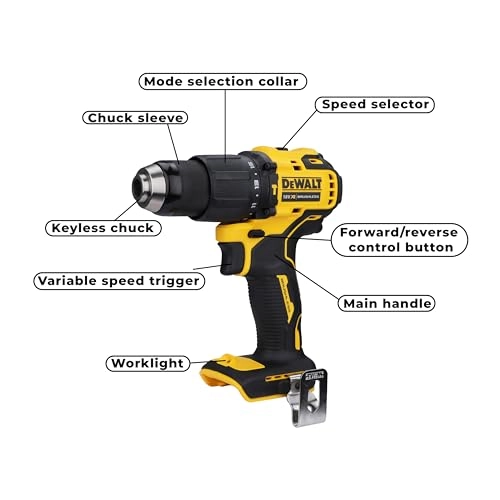 DCD709N - 18V 65Nm 13mm chuck