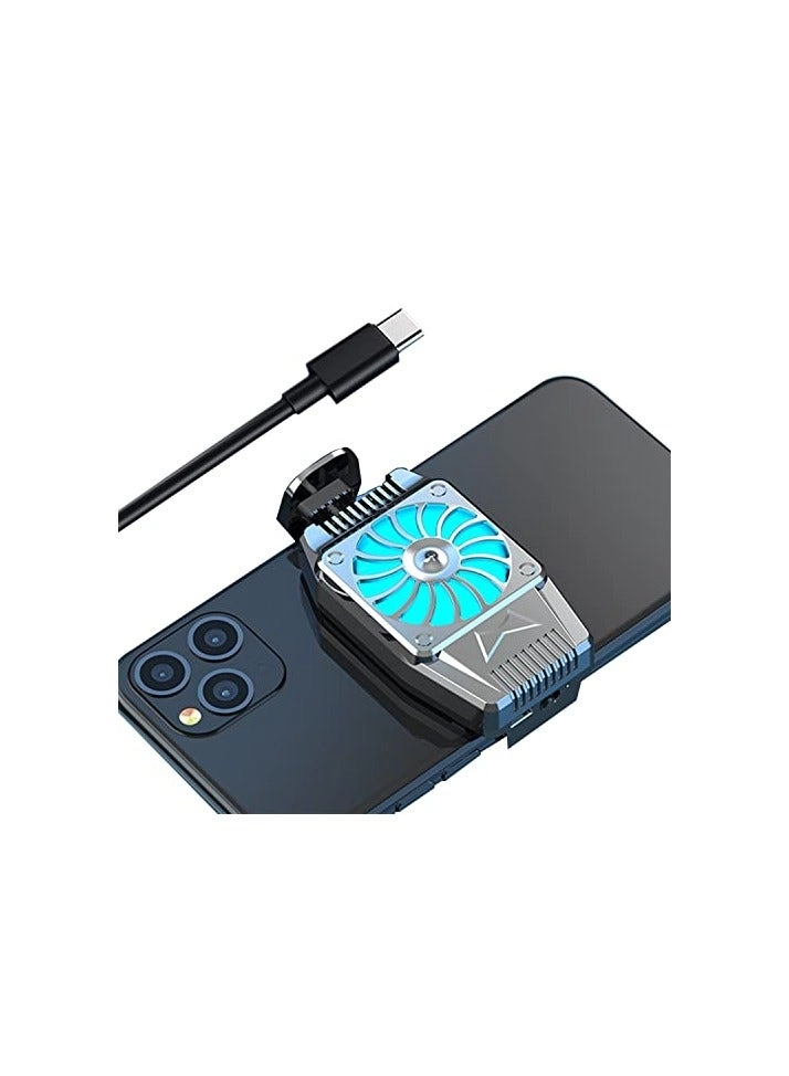 Green Tiger Back Clip Phone Cooler - 40 g Mobile Gaming