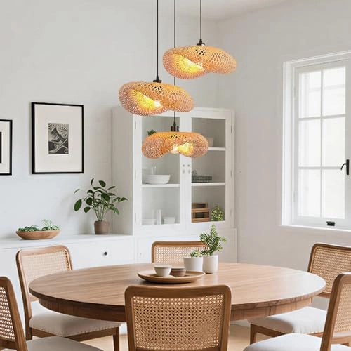 Boho Chandelier - 60cm E27 Bamboo