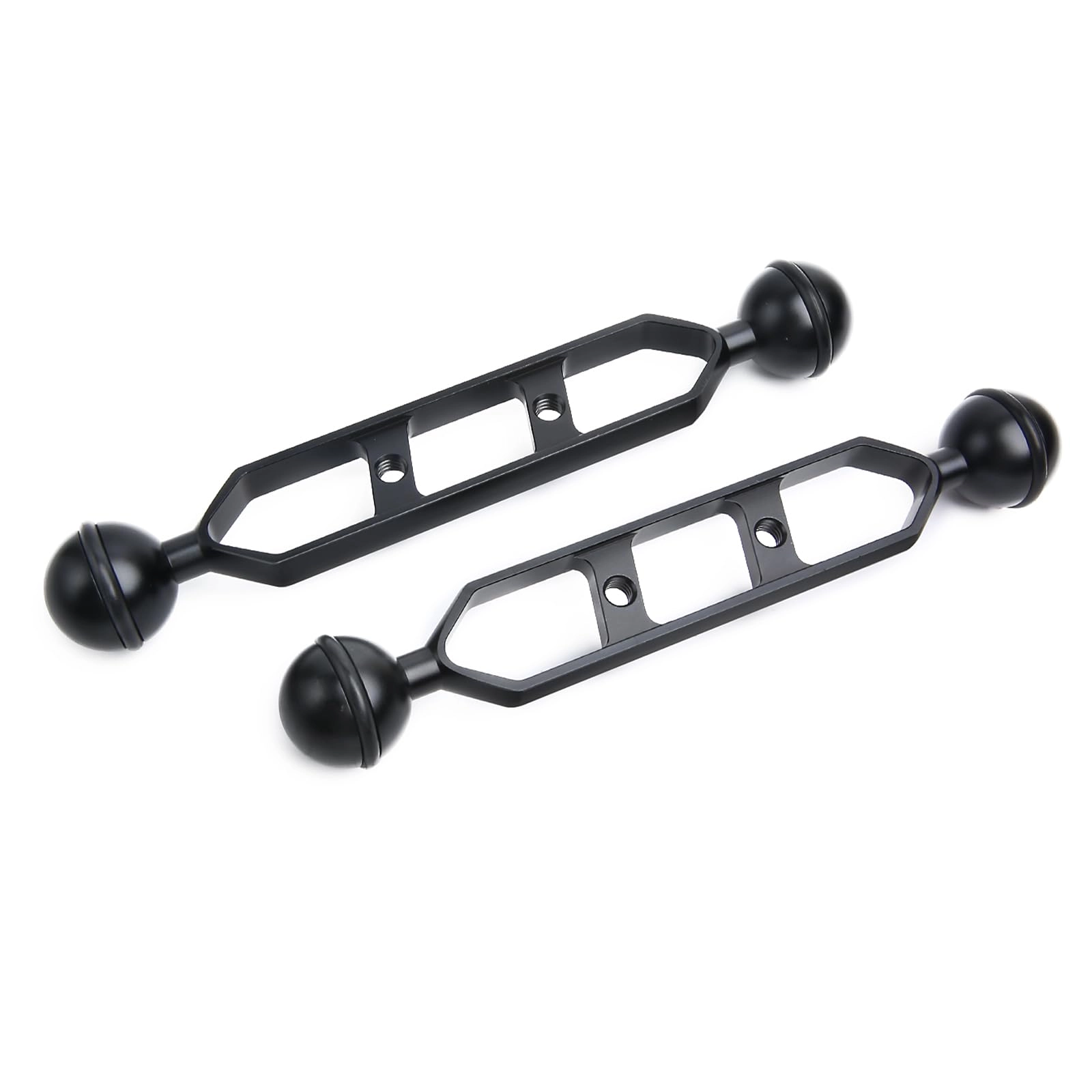 LetonPower Double Ball Aluminum Alloy Extension Arm - 1" Ball Head Connector 2pack