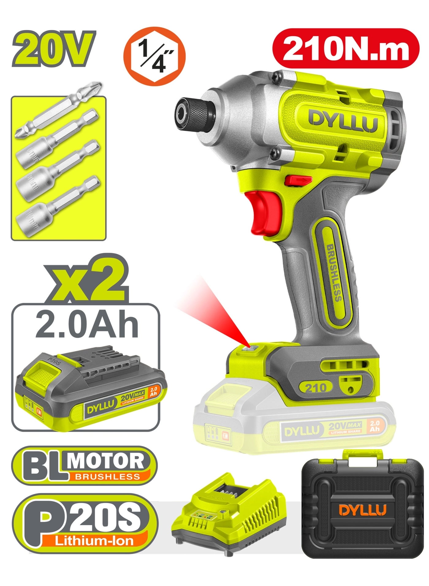 DYLLU DTCD2B21 - 2.0Ah