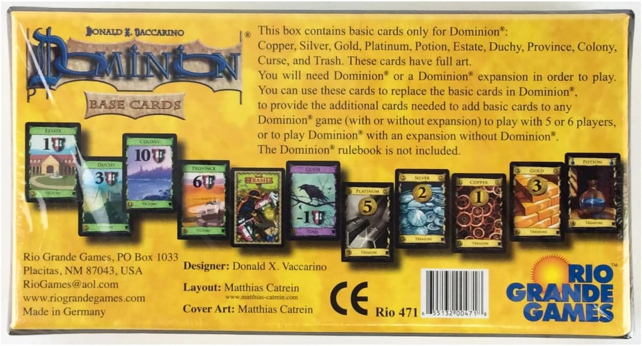 Dominion: Expansion Base Cards