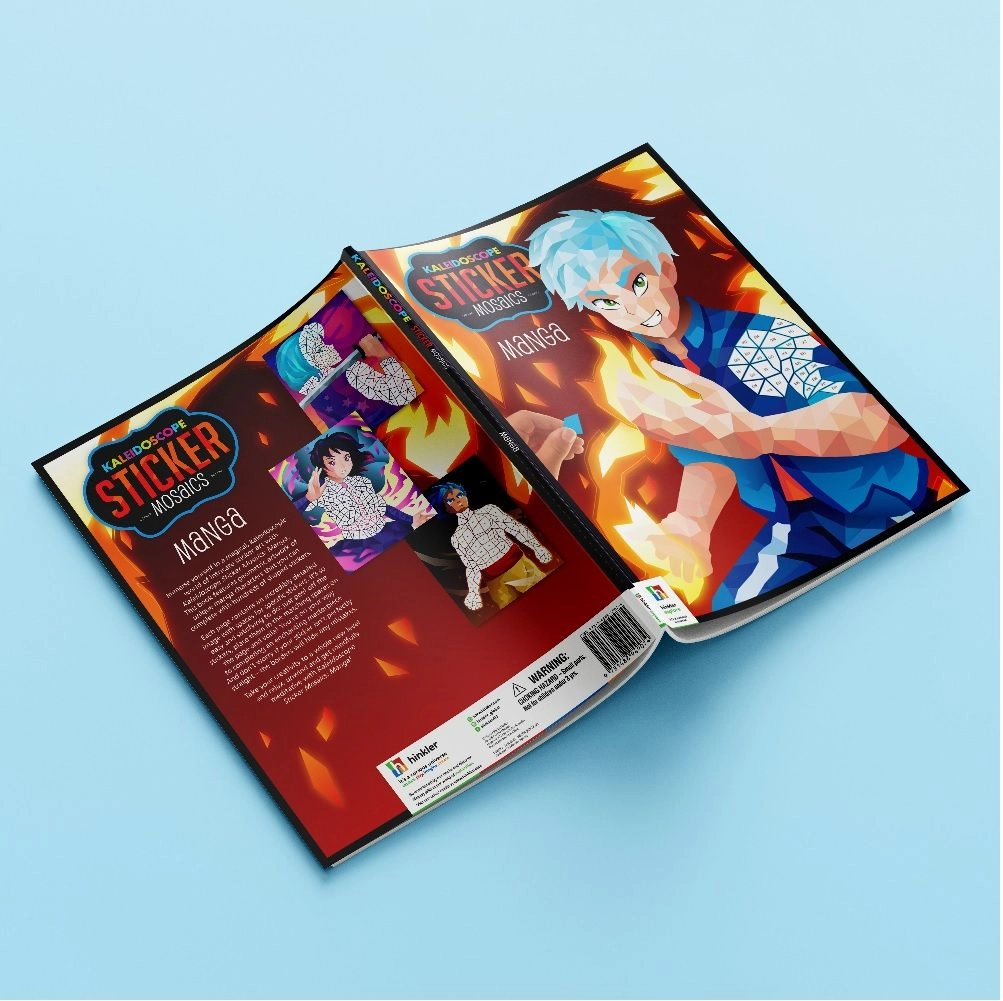 Kaleidoscope Sticker Mosaics - Mythical Creatures over 600 stickers