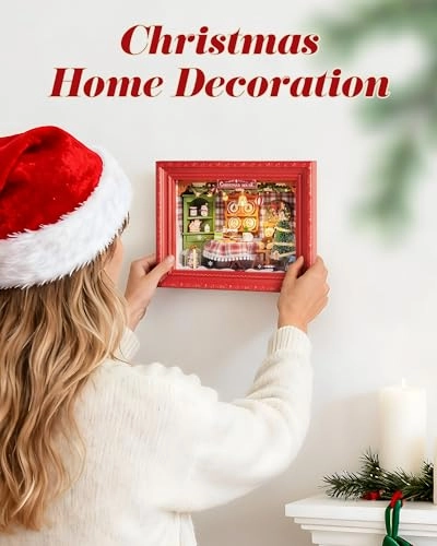 DIY Miniature Dollhouse Kit - Halloween/Christmas 1:20