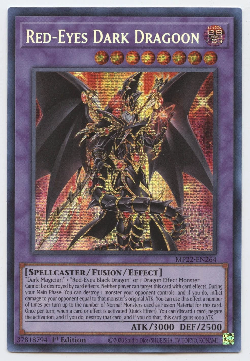 Yu-Gi-Oh! Red-Eyes Dark Dragoon MP22-EN264 - 1st Edition