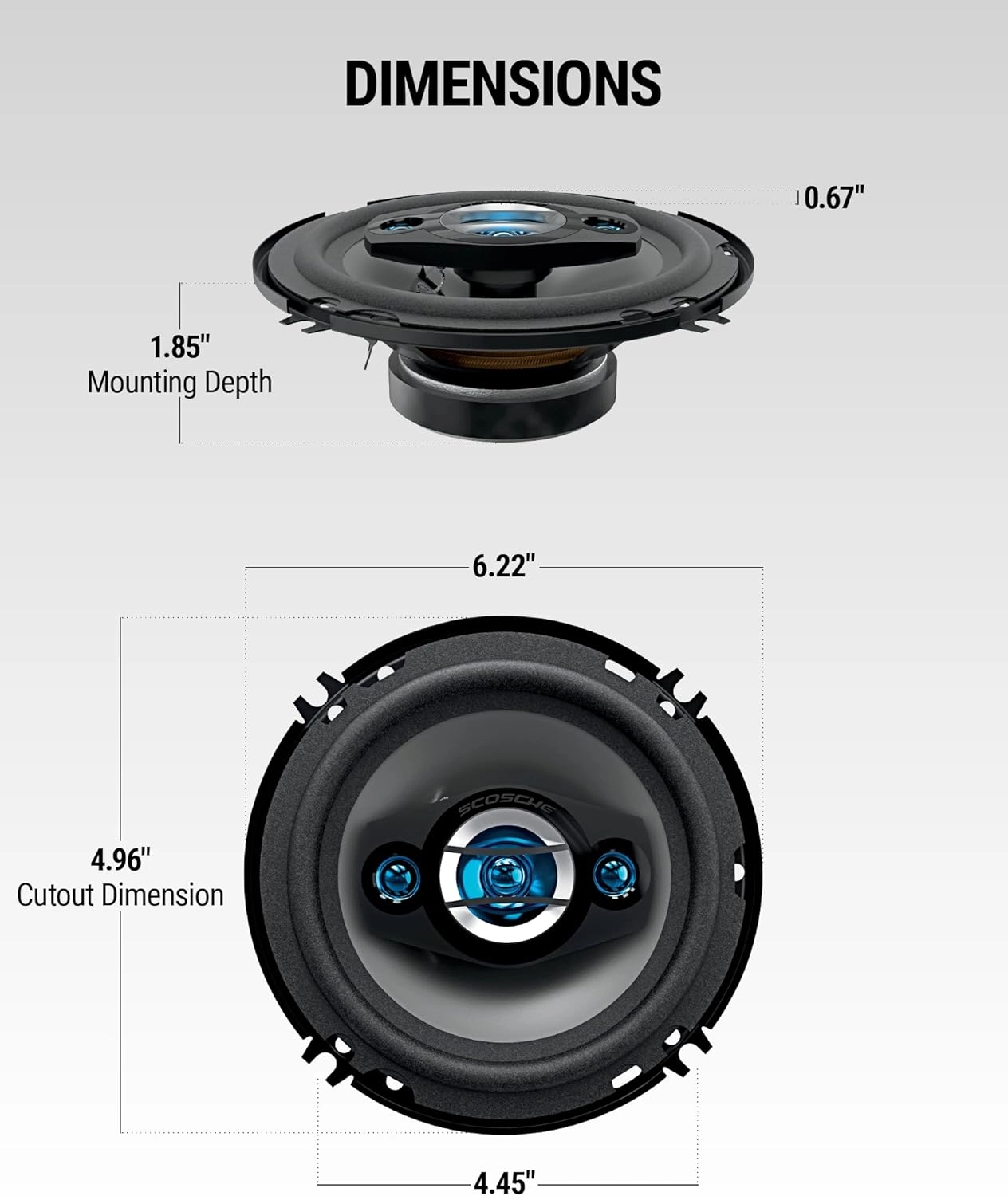 HD6504 - 6.5-inch 4-way