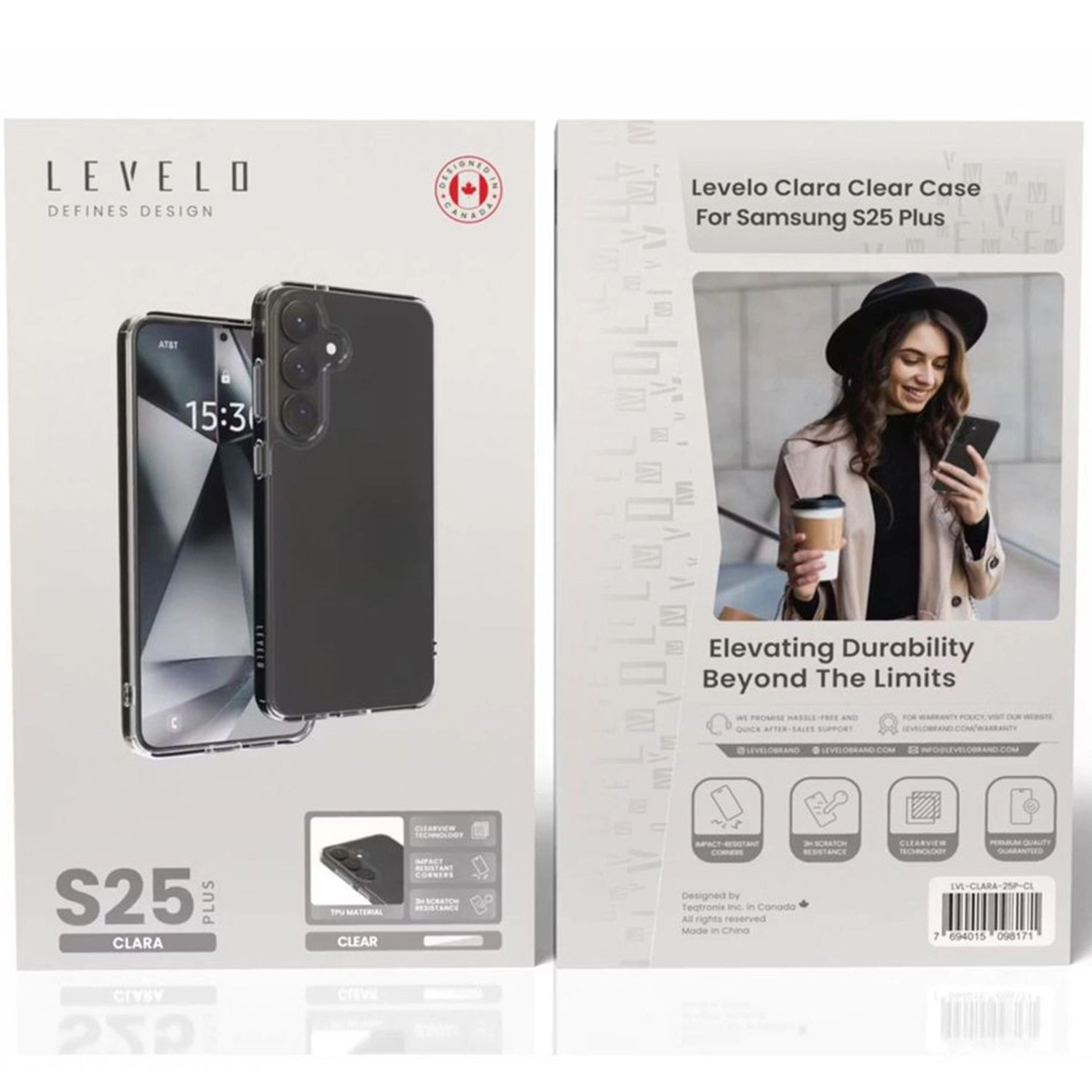 Clara Clear Case for Samsung Galaxy S25 Plus