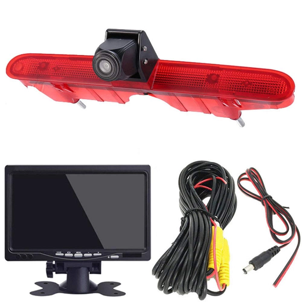 Brake Light Reversing Camera + Rear View Mirror Monitor - Night vision 628 x 586 pixels
