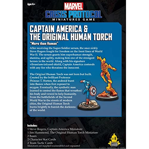 MARVEL: Crisis Protocol: Captain America & The Original Human Torch