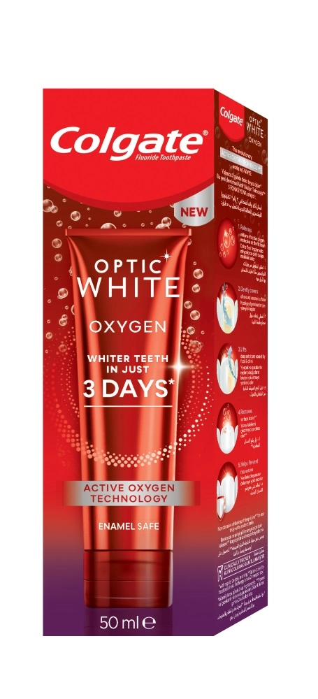 Colgate Optic White Oxygen Toothpaste 50ml