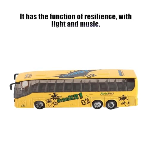 1:50 Bus Toy - Pull-Back Lights Music