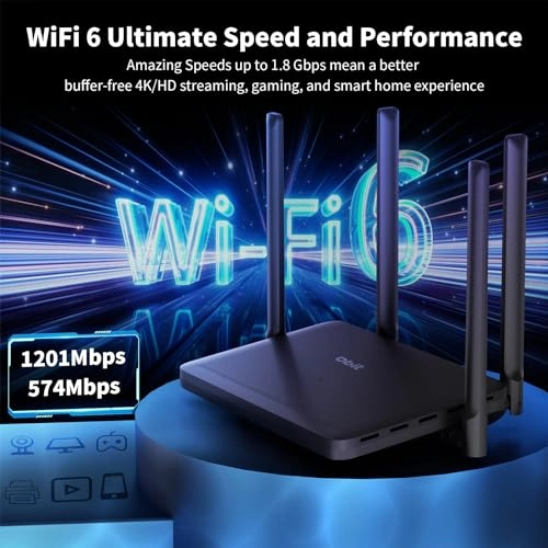 WRAX1800 - 1800 Mbps Wi-Fi 6