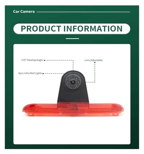 Rear View Camera Fisheye - Night vision Wired 1080P