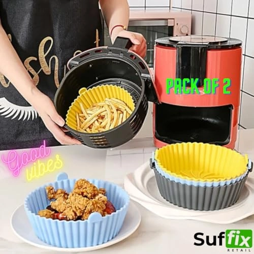 Air Fryer Silicone Tray - Silicone Pack of 2