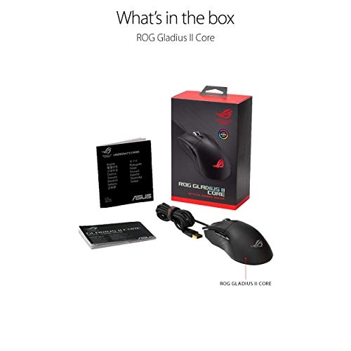ROG Gladius II Core Optical Gaming Mouse - Wired