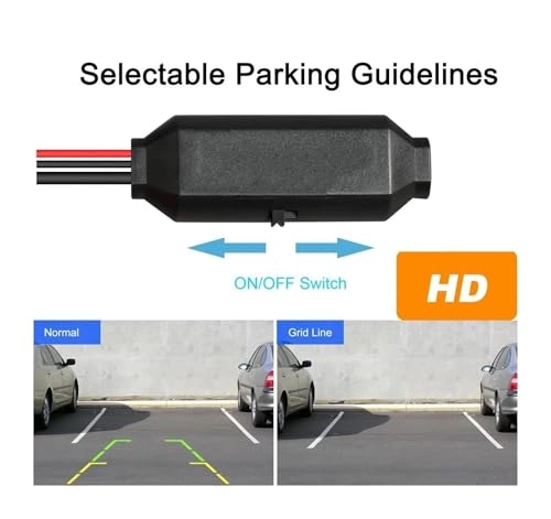 Rear View Camera - night vision Cinch-Videoeingang HD 720p