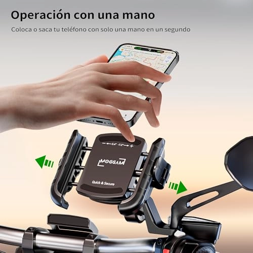 Motorcycle Phone Holder - 360 Rotation Aluminium Body