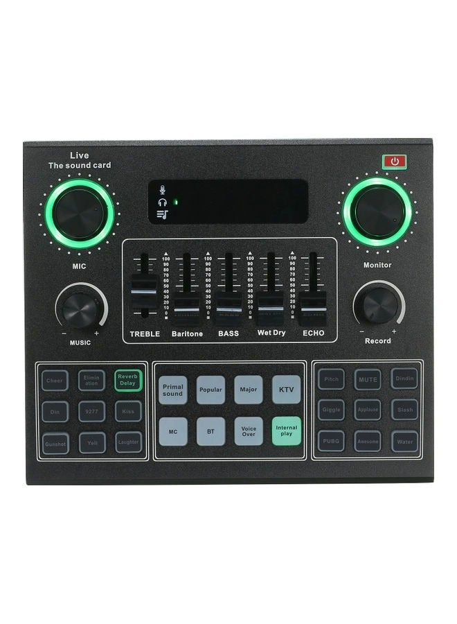 F009 - Professional Live Sound Card Wireless Bluetooth