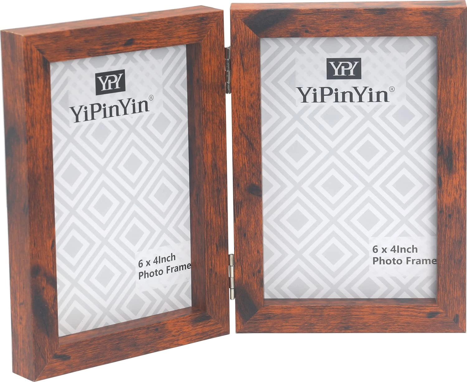 Hinged Double Photo Frame - 4x6'' 2