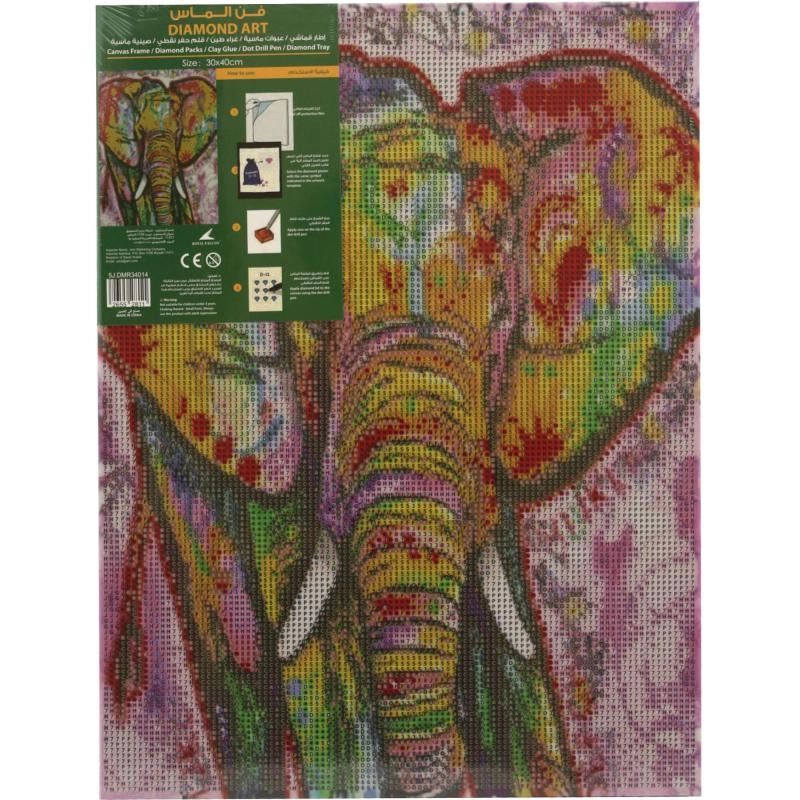 Royal Falcon Elephant Diamond Painting Kit