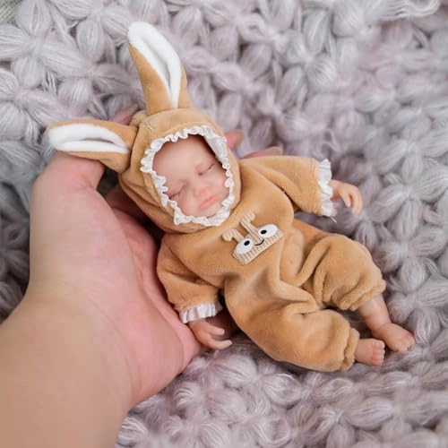 Reborn Baby Dolls - 6 inch Silicone Girl Ages 3+