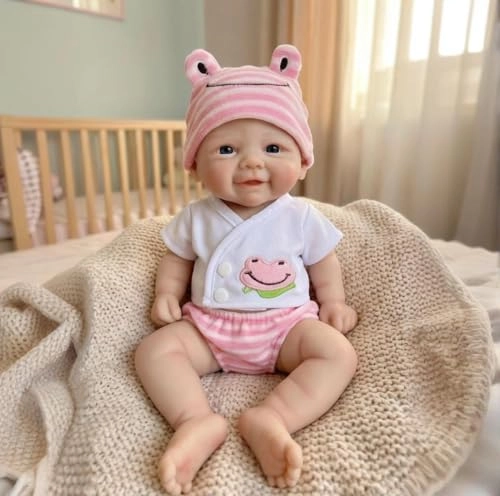 Reborn Baby Doll - 12 inch Full Silicone Girl Ages 3+
