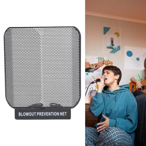 Anti-Plosive Noise Shield - Three-Layer Steel Mesh Attachment Points