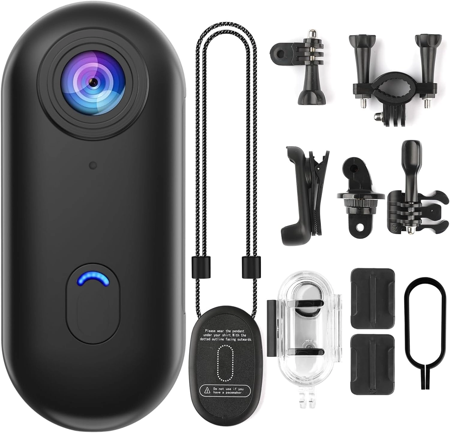Oasisgalore i3 Mini Thumb Action Camera 4K
