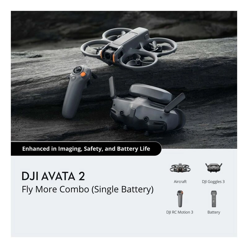 Avata 2 4K/60fps Fly More Combo (Single Battery)