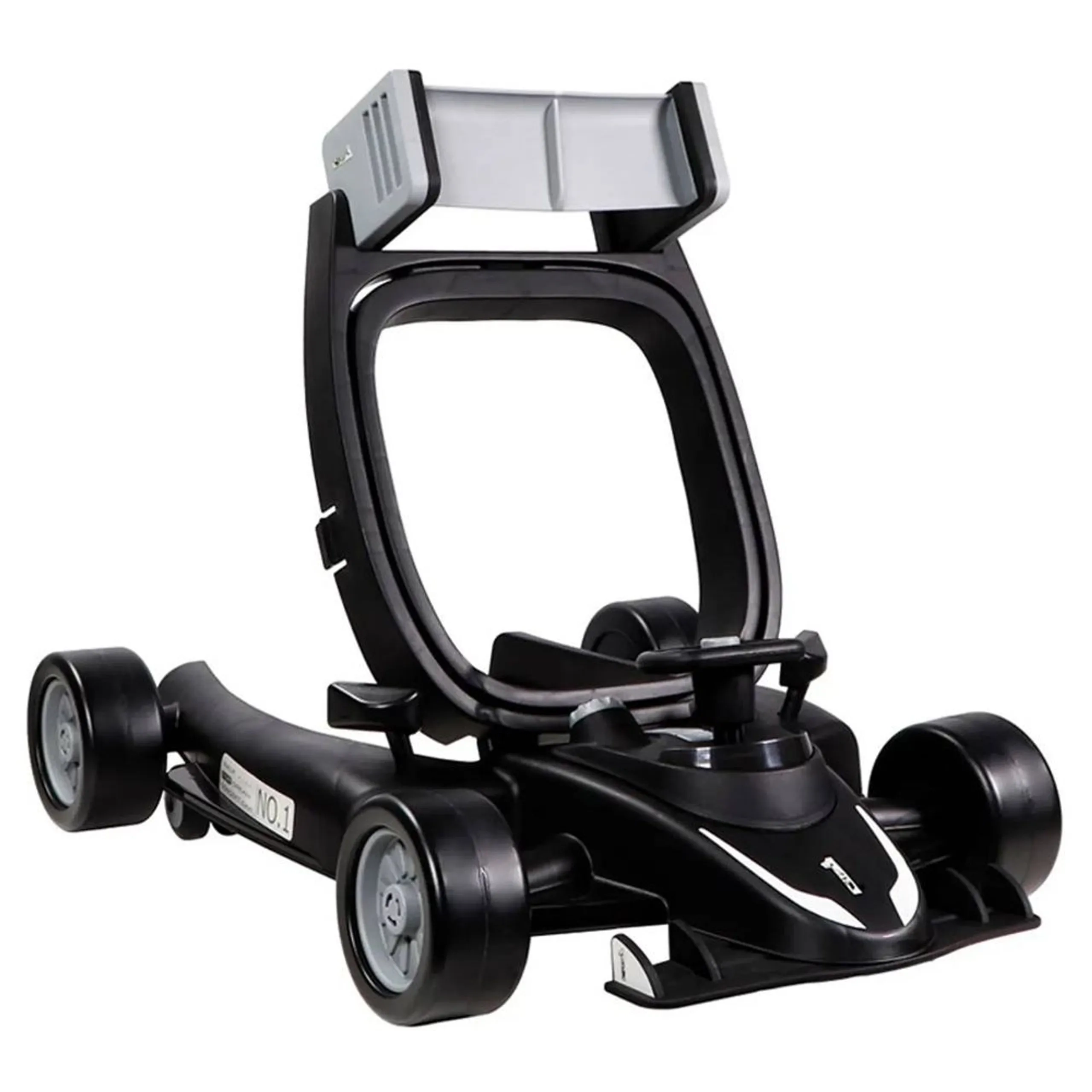 Ryan 4 In 1 Safety Baby Car Walker - Black Music and Lights