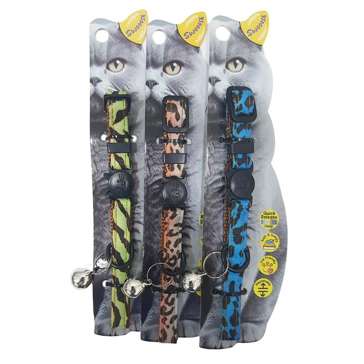 Swooosh Cat Collar - C-10mm 18/28cm Cat