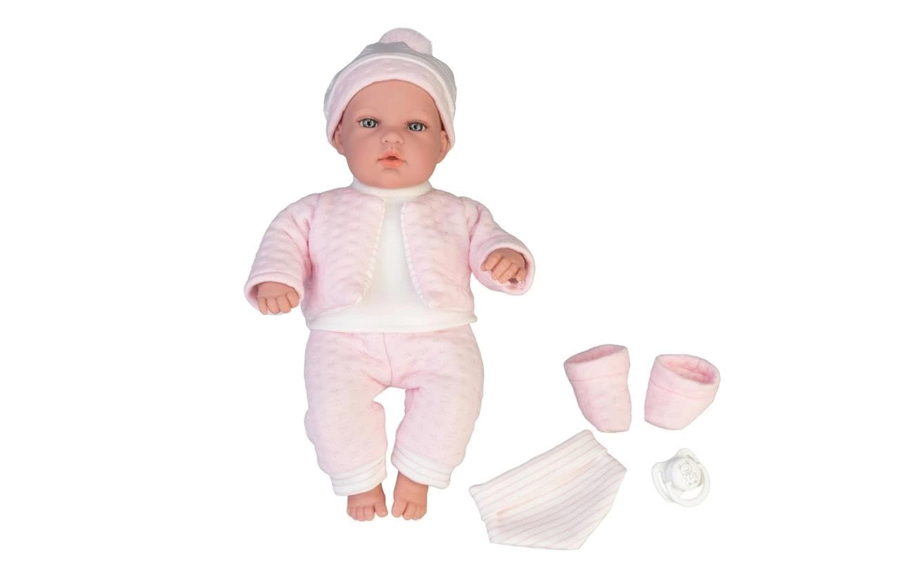 Famosa Elegance Crying Baby Girl Newborn Baby Doll - 33 cm Hard Body Ages 2+