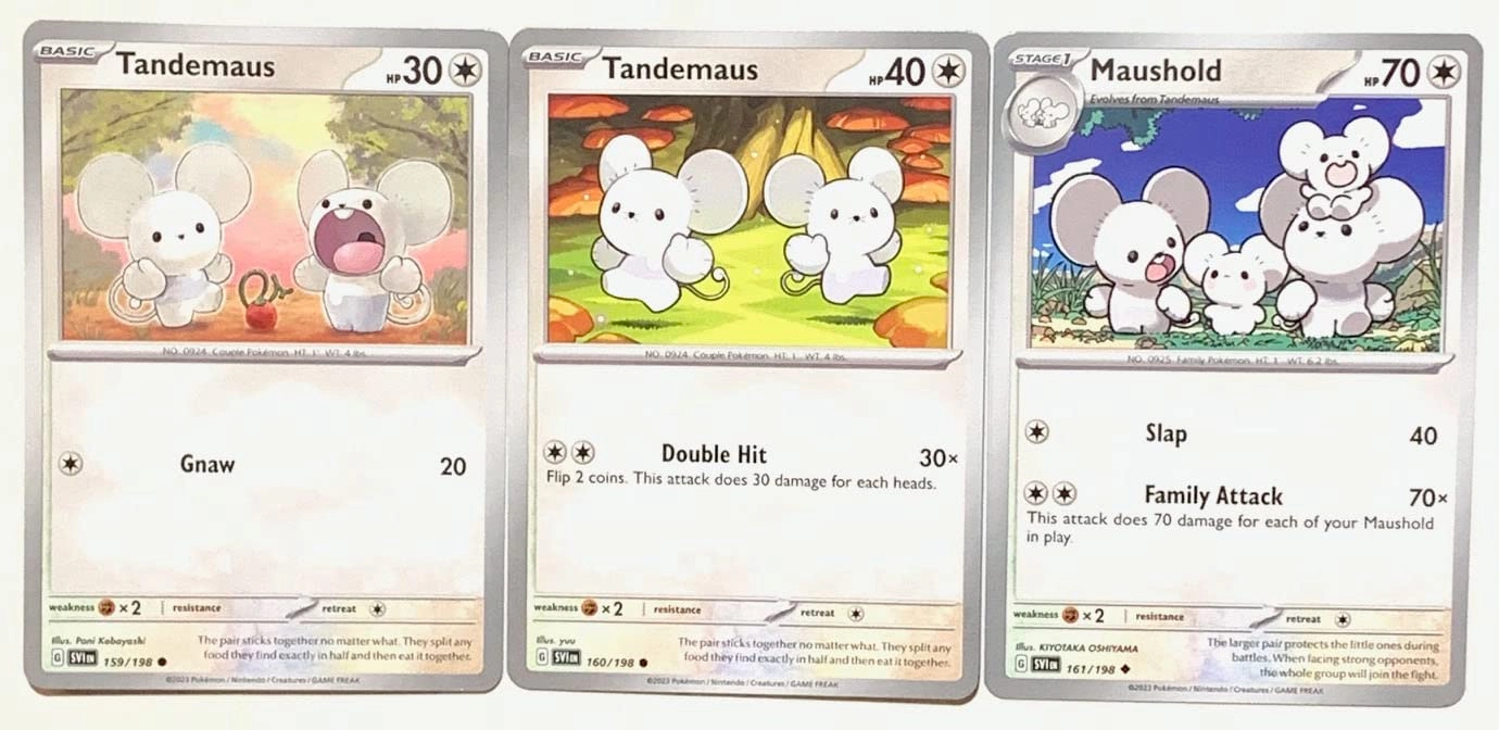 Pokémon Maushold 161/198 - 3pcs