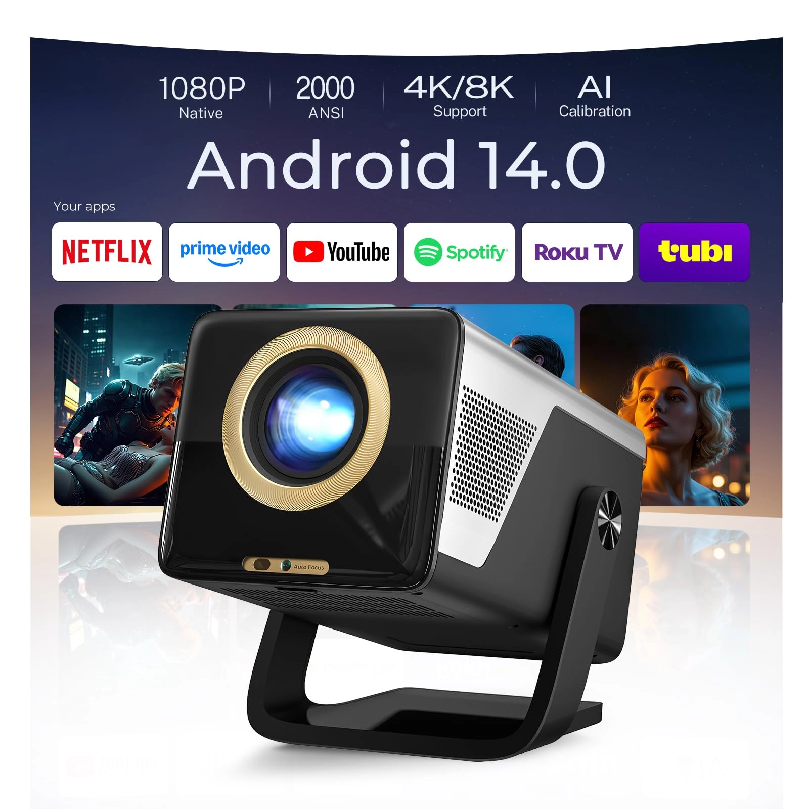 LYNCAST LumeCube X7 2000 ANSI Lumens 1920 x 1080