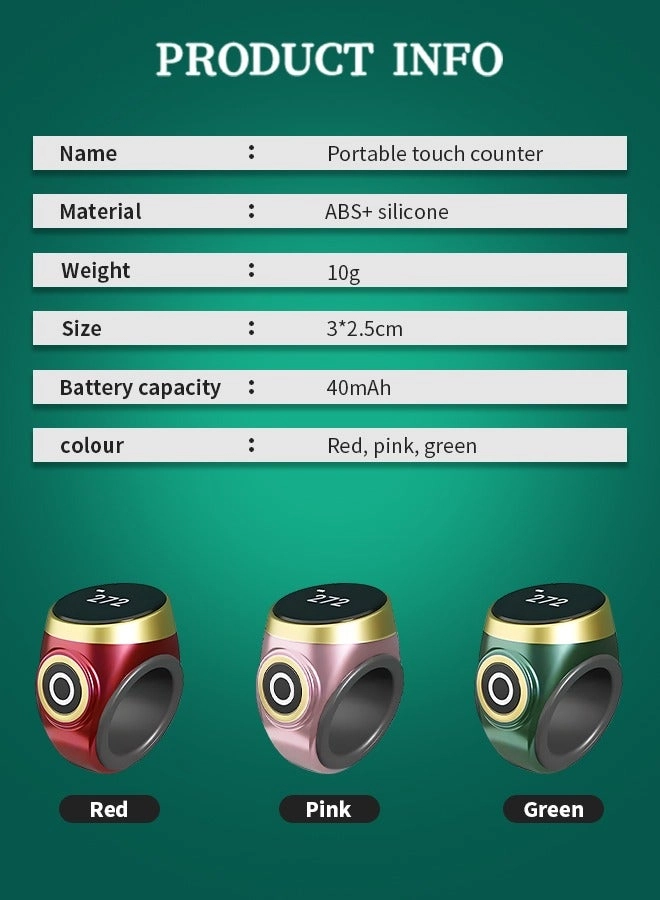 OLED Display - Skin-Friendly Adjustable Silicone; TYPE-C Charging Port
