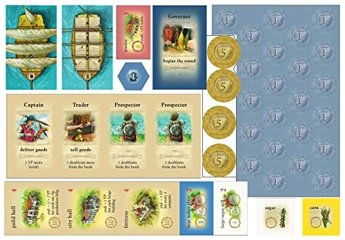 Puerto Rico: Deluxe Ed. + Puerto Rico: New Buildings Expansion + Puerto Rico: Nobles Expansion