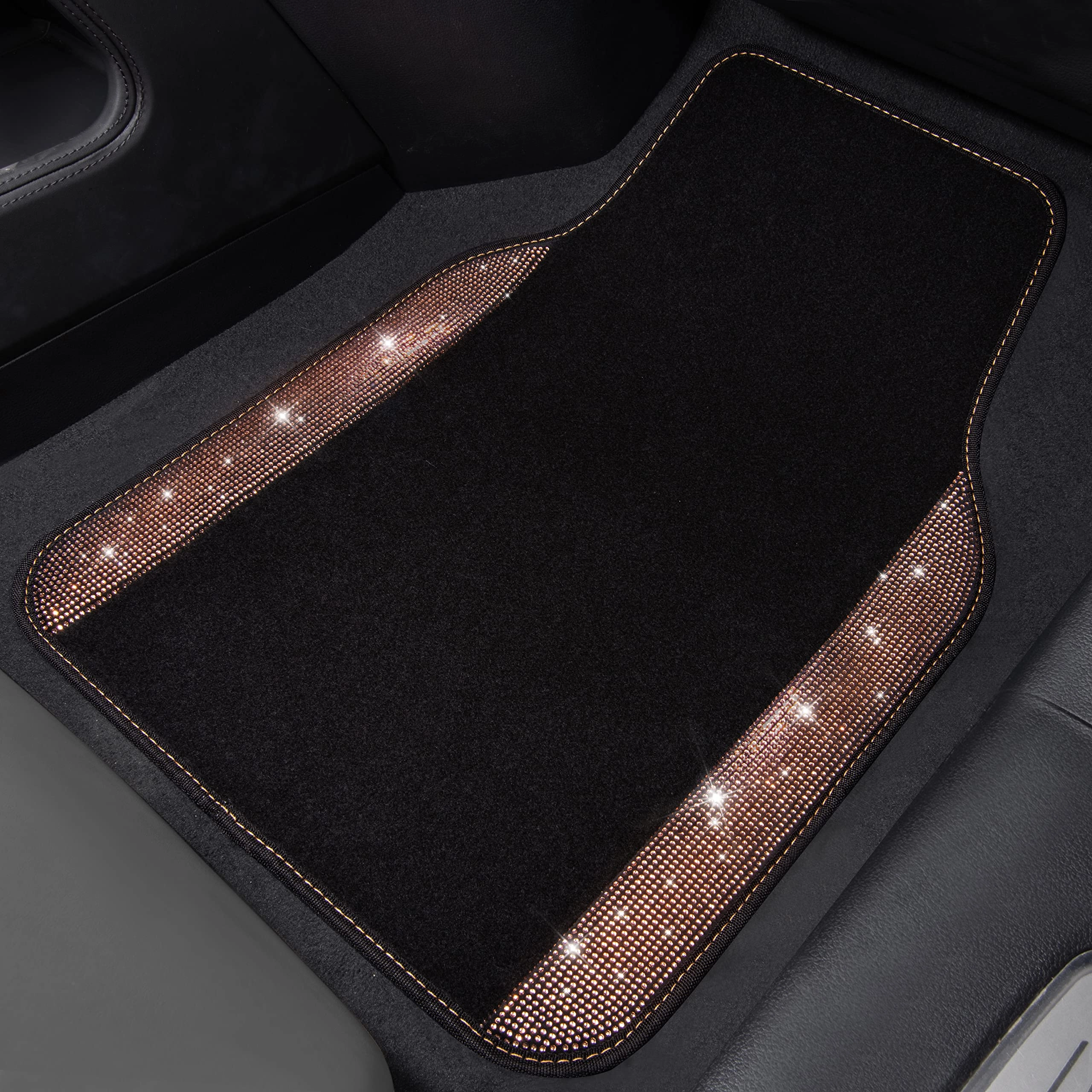 Bling Diamond Car Mats - 4.0 Count Universal Fit
